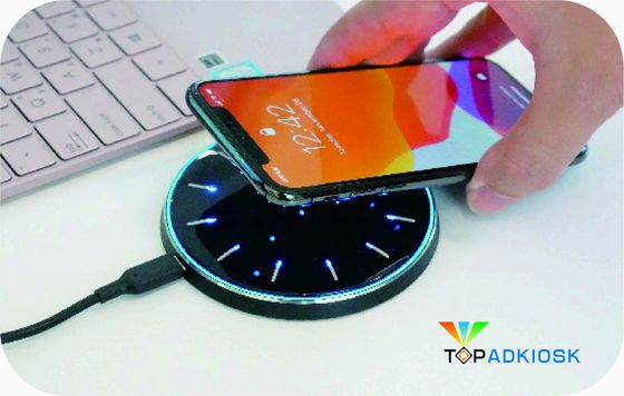 10mm Thickness Fast Charge Wireless Charging Pad 10W With LED Light