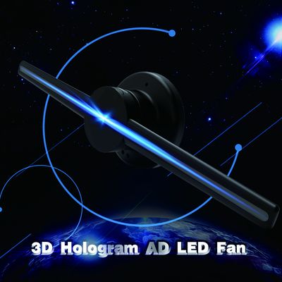 56cm 65cm 3D LED Hologram Fan 2 Blades Spinning Hologram Display