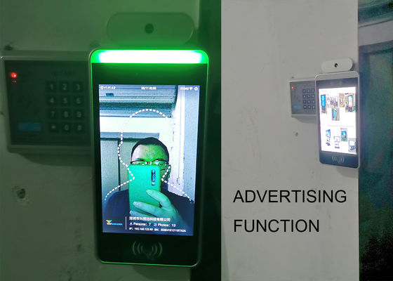 Floor Stand Face Recognition Infrared Thermometer 1280*800 16.7M color