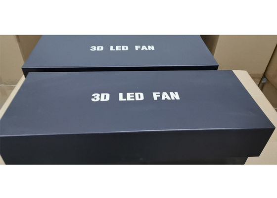 4 Blades 3D LED Hologram Fan 75cm 100cm Blades With SD Card