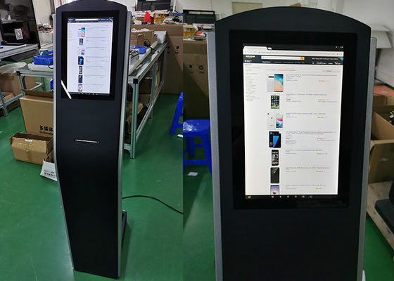 21.5inch Payment kiosk with capacitive touch screen and thermal printer build in and Android or Windows OS for ordering