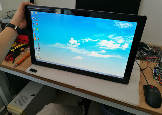 TOPADKIOSK 23.6 27 32 49 55inch lcd open frame monitor with touch and non touch screen build in Android and Windows OS