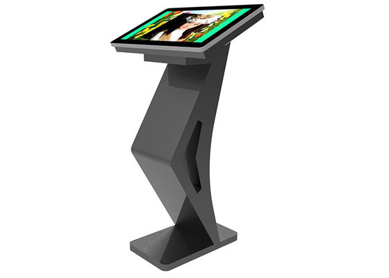 21.5&quot; horizontal  capacitive touch screen kiosk slim design with printer build in and Android Windows OS