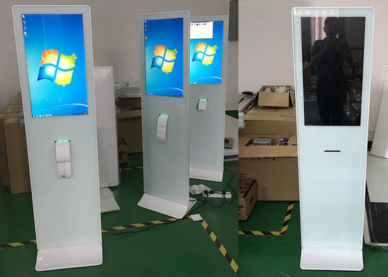 27inch all in one touch screen capacitive touch with printer build in PC windows OS I3 I5 I7 cpu for payment kiosk