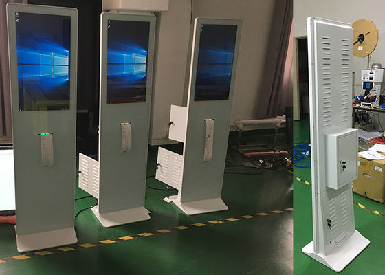 Customized all in one touch screen kiosk with 80mm printer build in capacitive PCAP touch ordering info. kiosk factory