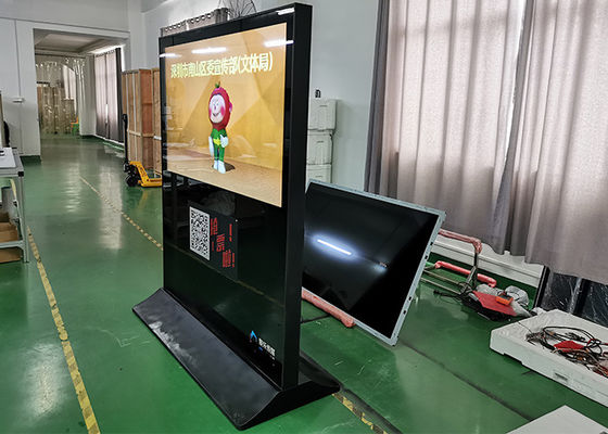 16.7M Color LCD Advertising Display Screen 65 Inch 1488*868mm Network Advertising Player