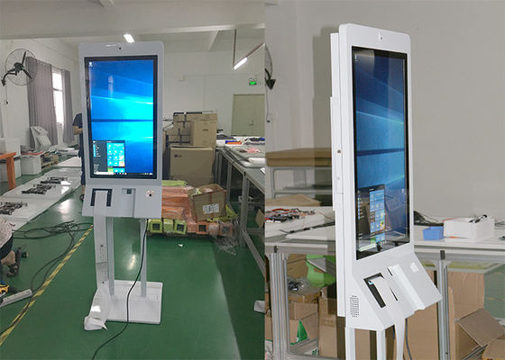 Customized design payment kiosk info kiosk self ordering kiosk with Android or Windows OS build in camera, printer,scan