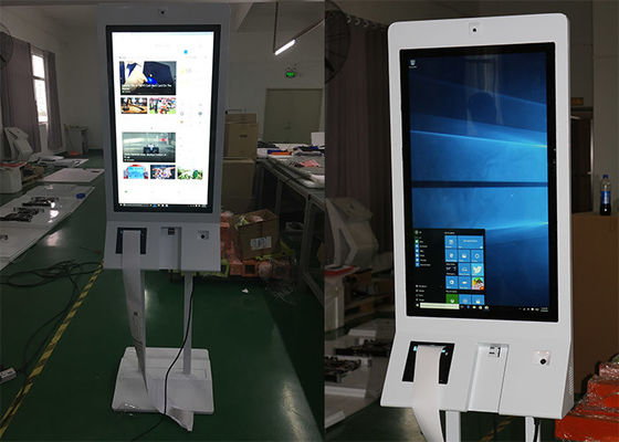 Customized design payment kiosk info kiosk self ordering kiosk with Android or Windows OS build in camera, printer,scan