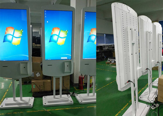 Android Windows OS LCD Advertising Display Screen 350cd/M2 Touch Screen Computer Kiosk