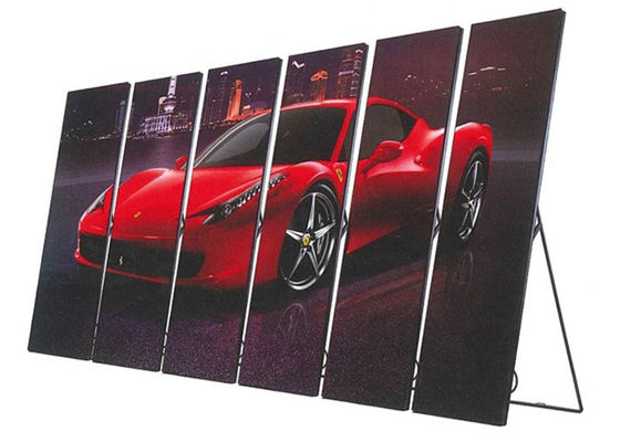 1000 Nit 1R1G1B LED Poster Video Display 17mm Thickness
