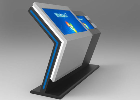Infrared Touch Screen Information Kiosk 32GB ROM 3G 4G Module For Shopping Mall