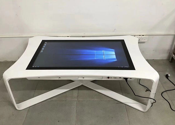 43&quot; lcd screen interective touch table lcd display kiosk with LG panel build in and PC touch screen kiosk monitor