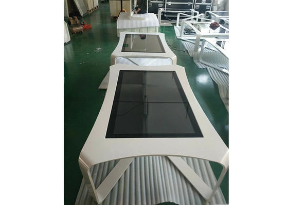 43&quot; lcd screen interective touch table lcd display kiosk with LG panel build in and PC touch screen kiosk monitor