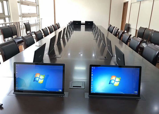 Lift And Flip 22 Inch LCD Monitor PCPA Capacitive Touch Screen For Meeting Room