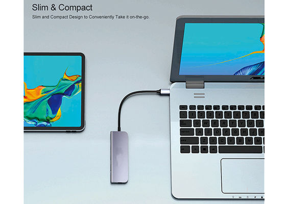 8 In 1 USB Type C Hub 200m/S USB 3.0 Docking Station For MacBook Pro