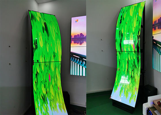Ultra Thin Flexible OLED Advertising Display 1920x1080 15MM Thickness