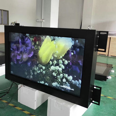 AC240V 5ms Wall Mounted Lcd Kiosk FCC Capacitive Touch Screen